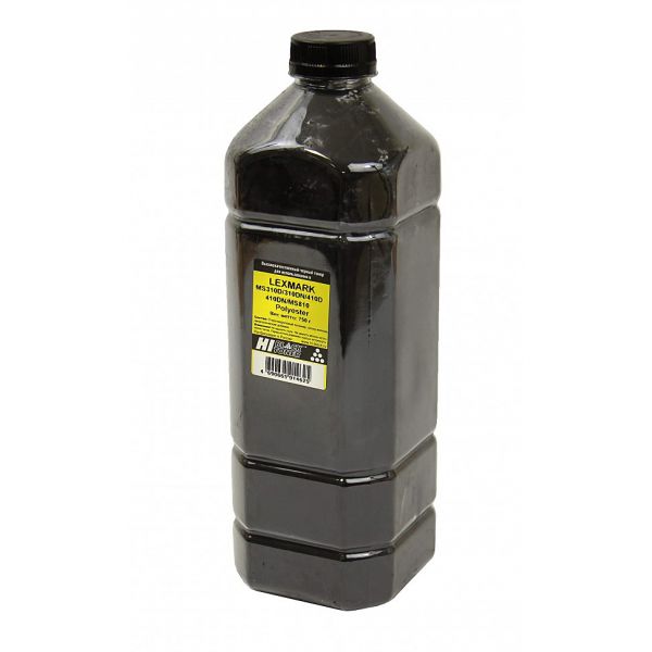 Тонер для картриджа Hi-Black Lexmark MS310d/310dn/410d/410dn/MS810dn, Polyester, Black, 750 г, канистра